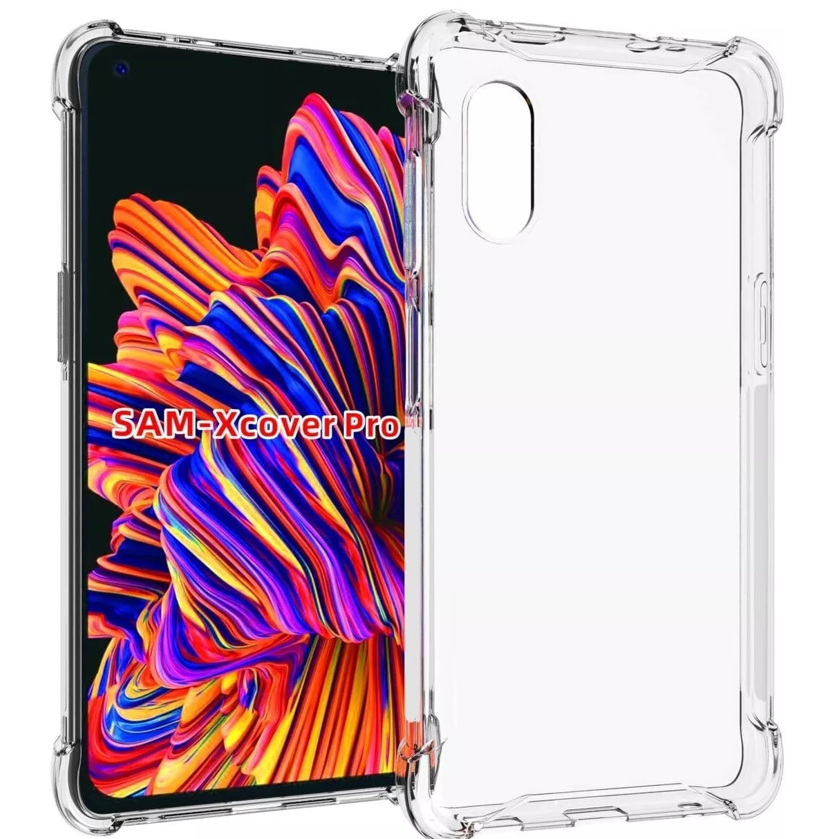 USP Samsung Galaxy XCover Pro Jelly Clear Case - Flexible & Lightweight, TPU Frame, High Quality, Shock Absorbing,Raised Edges, 3 Year Warranty