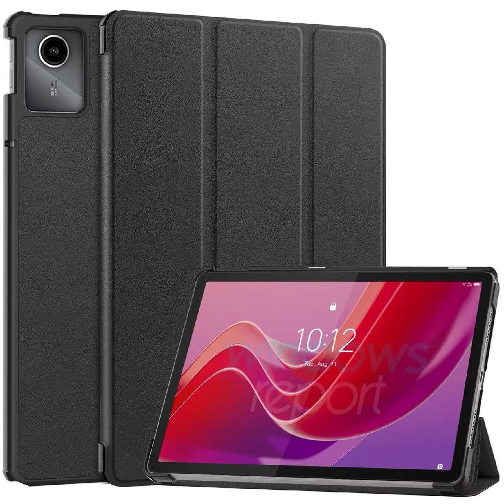 USP Lenovo Tab M11 / Tab Ideo Pro (11') Folio Case - Black - Slim, PU Leather, Auto Sleep/Wake Function, Drop Protection, 3 Year Warranty