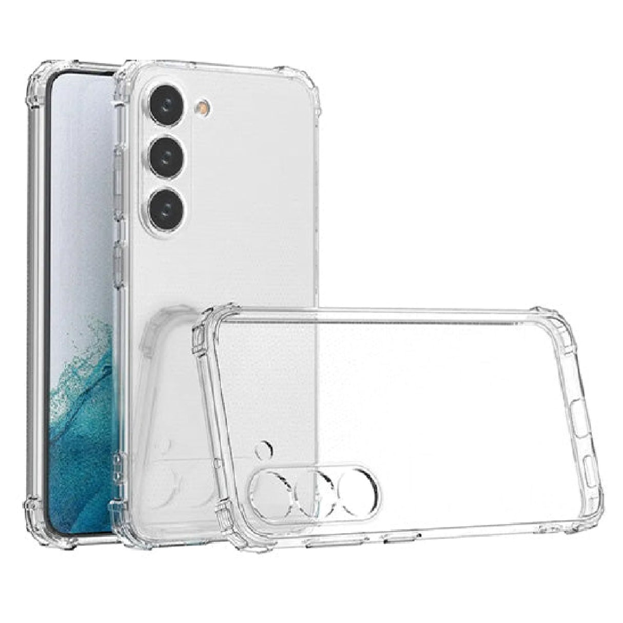 Phonix Samsung Galaxy A05s 4G (6.7') Jelly Clear Case - Advanced Air cushion,Tough Gel Material,Raised Front BezeL, 3 Years Warranty