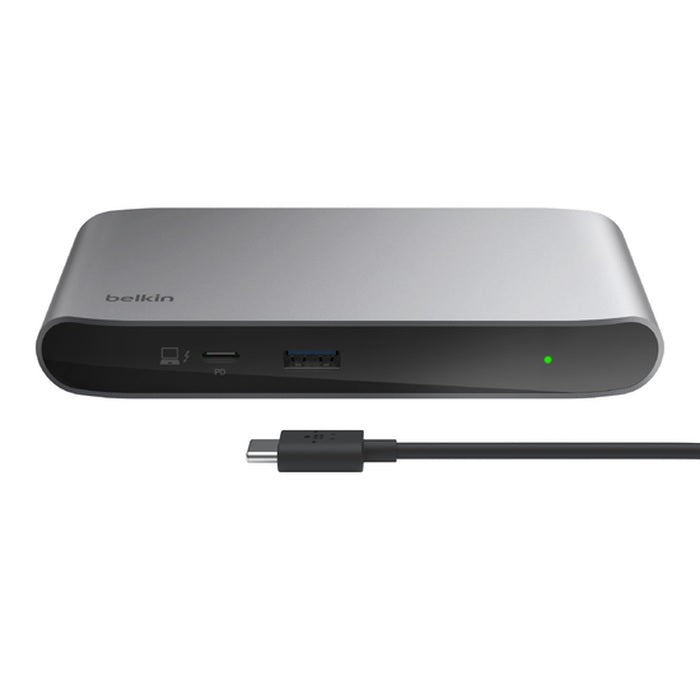 Belkin Connect Thunderbolt 4 (5-in-1) Core Hub + 150W PSU - Space Grey (INC013AUSGY), 96W PD, 40 Gbps, 3x Thunderbolt 4, 1x USB-A, 2 Years Warranty