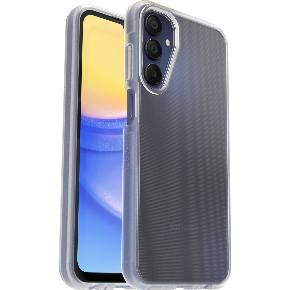 OtterBox React Samsung Galaxy A15 5G (6.5') Case - Clear (77-95198),Antimicrobial,DROP+ Military Standard,Raised Edges,7 Years Warranty