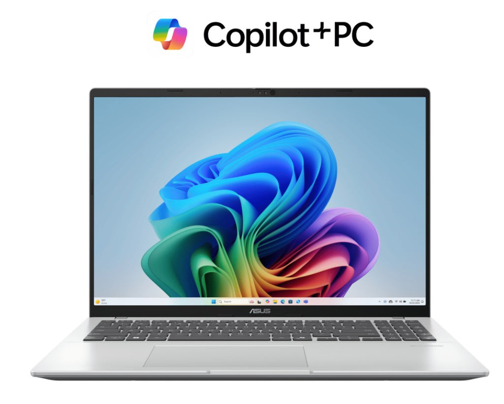 ASUS Vivobook 16 16'AMD RYZEN AI 5 330  WUXGA (1920 x 1200) 16:10 aspect ratio DDR5 16G 512G Cool Silver Win11 Home 1.9kg 1YW Copilot+ PC