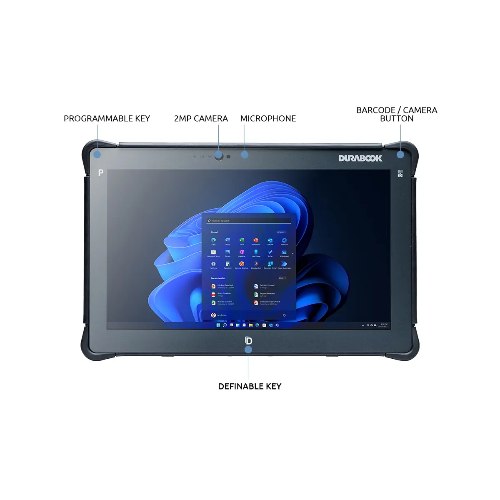 DURABOOK R11, 11.6' FHD, Intel® Core™ i5-1235U, Windows 11, 8GB RAM, 256GB PCIe SSD,Wi-Fi 6E, Bluetooth v5.3, 2MP Front Camera, 3 year Warranty