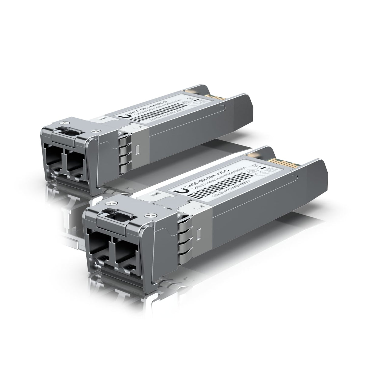 Ubiquiti 10G Multi-Mode Optical Module, SFP+ Transceiver Supports 10G Connections Up To 300m Using Multi-Mode Fiber, Duplex LC UPC Connector.
