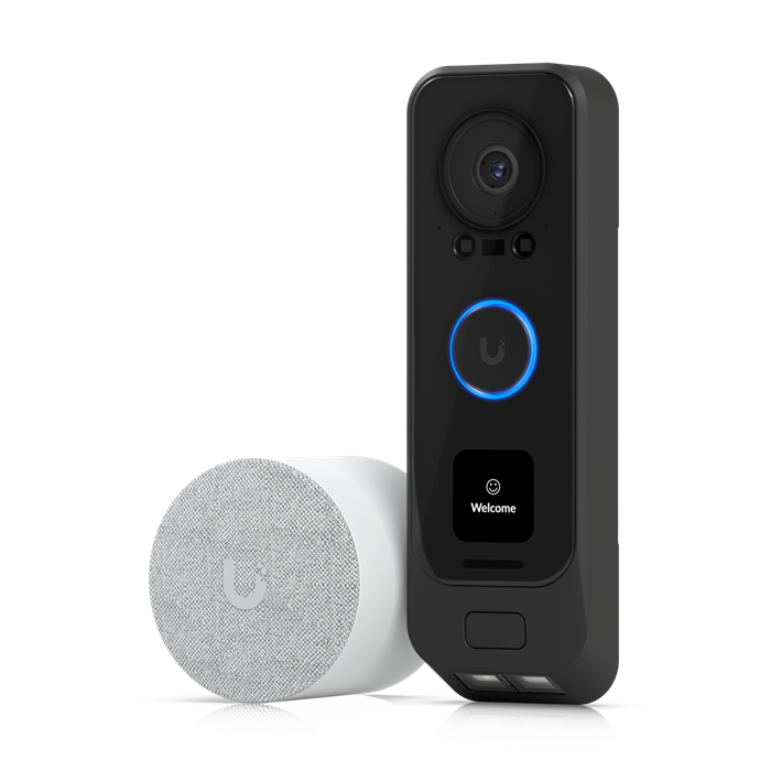 Ubiquiti UniFi Protect G4 Doorbell Pro PoE Kit,5MP CMOS Camera,Night Mode IR Up To 20ft, PoE Power, Includes PoE Chime, WeatherProof IPX4