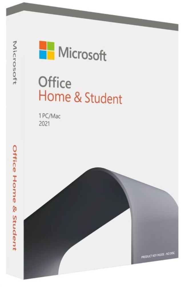 Microsoft Office Home & Student 2021 versions of Word, Excel, and PowerPoint