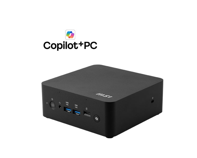 MSI Cubi NUC AI+ 2MG-012AU,Black, Core Ultra 9 288V/D5 32GB/2TB SSD/Win11Pro NG/Power Switch Cable/3Y