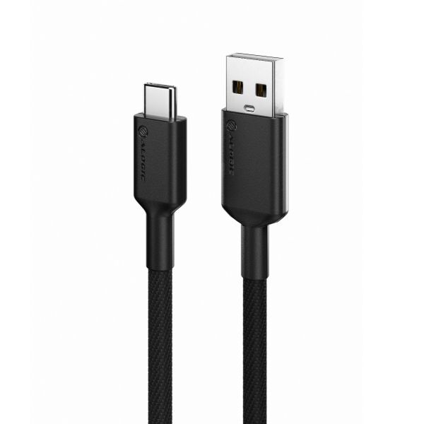 1m Elements Pro USB 2.0 USB-A to USB-C Cable - Black