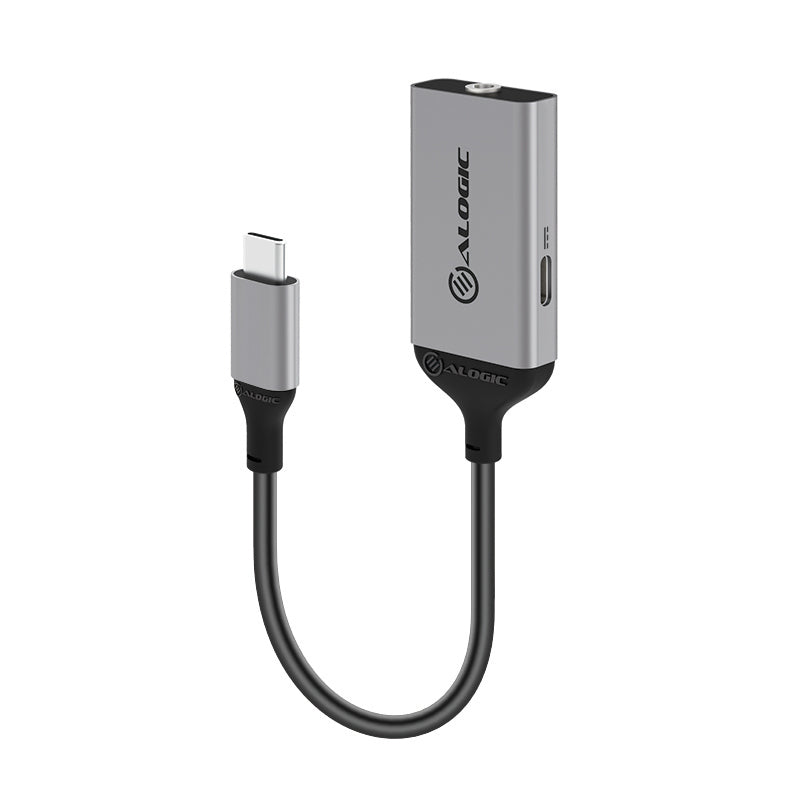 10cm USB-C (Male) to 3.5mm Audio (Female) & USB-C (Female) Charging Combo Adapter - Ultra Series