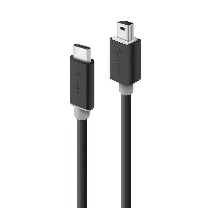 USB 2.0 USB-C to Mini USB-B Cable - Male to Male - 1m