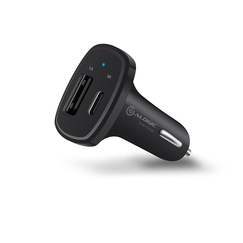 2 Port USB-C Car Charger 5V/4A