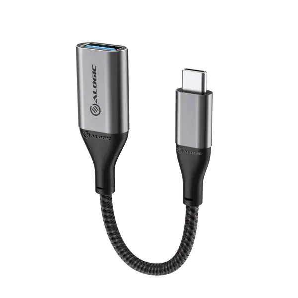 Super Ultra USB 3.1 USB-C to USB-A Adapter - 15cm - Space Grey