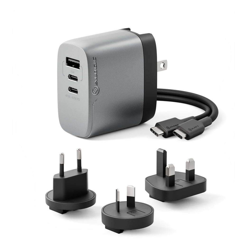 3X67 Rapid Power 67W Multi-Country Travel Charger